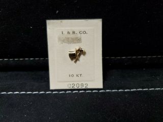 Vintage Masonic Lapel Pin 10k Gold