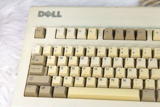 Vintage Dell PS2 AT101W CLICKY Mechanical Keyboard GYUM90SK ALPS 2