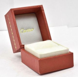 Vintage Early Red Cartier Ring Box