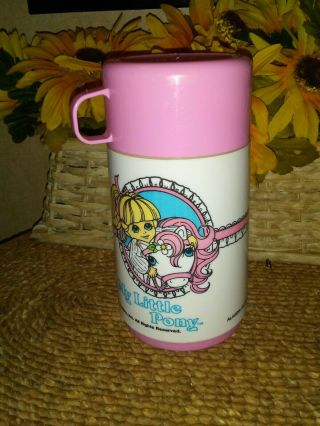 Vintage 1986 My Little Pony Aladdin Thermos For Lunchbox