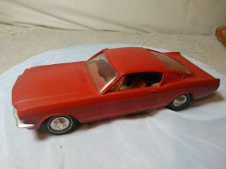 Vintage 1965 Ford Mustang Fastback Red Dealer Promo Model Car Dealership
