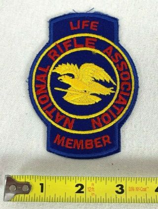 Nra National Rifle Association Life Member Patch Eagle Aa15