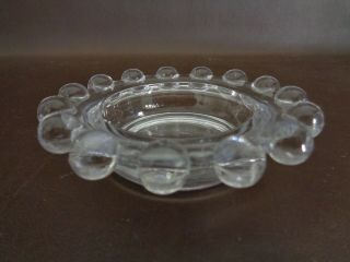 Vintage Imperial Glass Candlewick 4 Inch Ashtray (cat.  9a011)