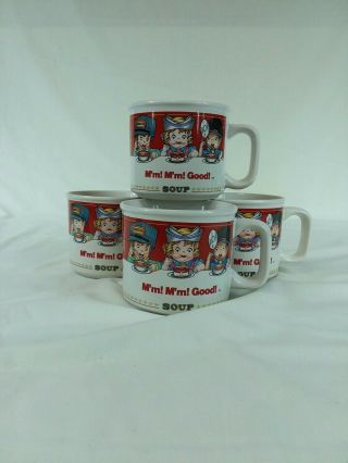 Campbells Kid Vintage Soup Mug Cup Bowl 14 Oz Westwood 1 X 1998 - 4 X 1997