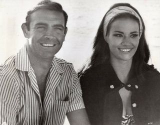 Thunderball Vintage Photo Sean Connery Christine Auger