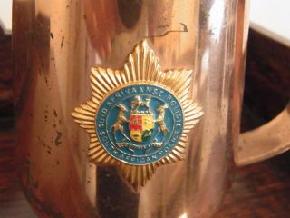 VINTAGE SOUTH AFRICAN POLICE COPPER PLATED TANKARD POLICE COLLECTIBLE S AFRICA 2