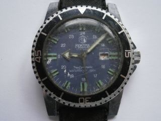 Vintage Gents Divers Style Wristwatch Mortima Mechanical Watch Spares