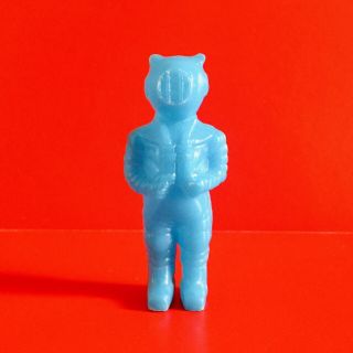 Vintage Sea Diver Figure - Cereal Premium Toy - Hard Plastic - Blue - 1960s - 70s