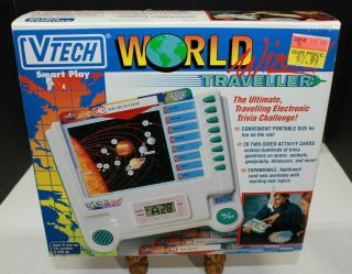 Vtech World Wizard Traveller Electronic Learning Game Vintage