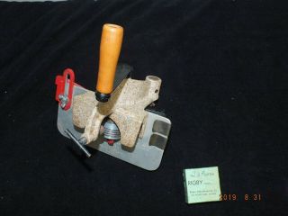 Vintage Rigby Stripping Machine,  With Extra 4 Cutter Blade,