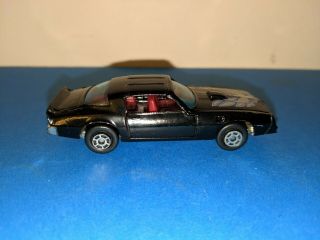 Vintage 1981 Pontiac Firebird Trans - Am Black Red Interior Yatming 1060 Diecast