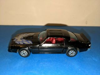Vintage 1981 Pontiac Firebird Trans - Am Black Red Interior YatMing 1060 diecast 2