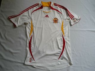 Vintage Adidas Spain Football Shirt Size Med