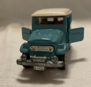 Vintage Tomica Car - No.  2 Toyota Land Cruiser 1/60 Scale Made In Japan