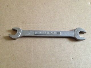 Vintage Craftsman 9/16 & 1/2 Forged Open End Wrench Combination 44579
