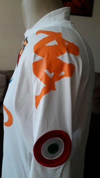 AS Roma Football Shirt (size medium) vintage Kappa away jersey / top - white 4