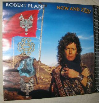 Robert Plant Now And Zen Big 24 " X24 " 1988 Vintage Promo Poster Led Zeppelin Solo