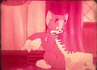 Tom And Jerry 16mm film “Fraidy Cat” 1942 Vintage Cartoon 5