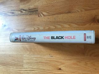 Vintage Walt Disney THE BLACK HOLE VHS 1979 Clamshell Case Home Video 3