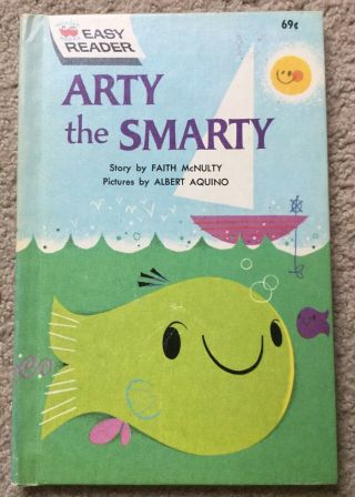 Arty The Smarty Vintage 1962 Wonder Books Easy Reader - Faith Mcnulty