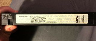 Back to the Future (VHS,  1986) MCA 1st Release Vintage Retro 4