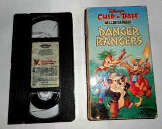 Vintage Disneys Chip N Dale Rescue Rangers Danger Rangers Vhs Lqqk