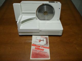 Vintage Oster Choice Food & Meat Slicer 319 - 06a Thick Thin Cheese Beef Ham