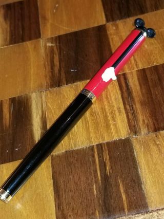 Colibri Vintage Disney Mickey Mouse & Co.  Ballpoint Pen Red/black
