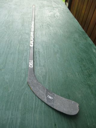 Vintage Aluminum 55 " Long Hockey Stick Sher - Wood T90 Sr
