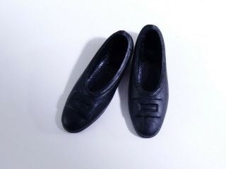 Htf Vintage Francie Dolls Black Buckle Heels Shoes Japan 1day