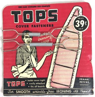 Vintage Tops Ironing Board Fasteners A50