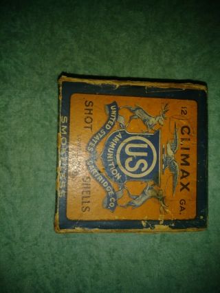 United States Cartridge Company Vintage Shotshell Box