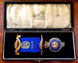 Vintage Royal Antediluvian Order Of Buffaloes (raob) Jewel.  Over 100 Years Old.