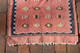 Vintage Hand Made Hand Woven Wool Prayer Rug Middle Eastern Tribal 4