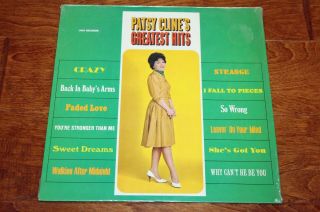 Vintage Patsy Cline Lp Vinyl Record " Patsy Cline 