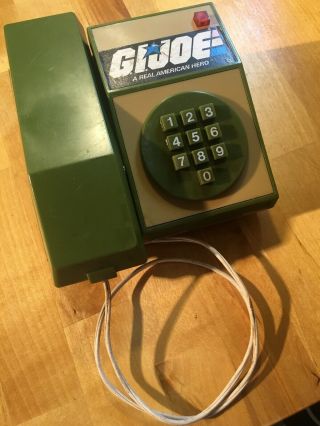 1983 Gi Joe Intercom Phone Rare Vintage 1980 