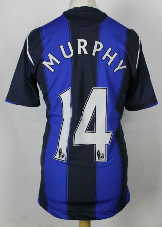 Murphy 14 Vintage Sunderland Away Football Shirt 08 - 09 Umbro Mens Medium Rare