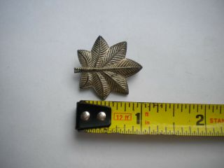 Vintage Marijuana Cannabis Leaf Sterling Silver.  925 Brooch Pin