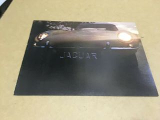 Vintage Jaguar Roadster Xk - E Type Coupe Automobile Brochure Advertising