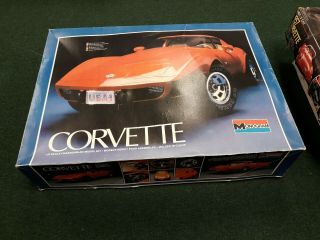 Monogram Corvette 1:8 Scale Model Kit T42 (partially Assembled)