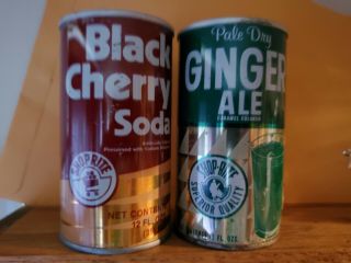 2 Vintage Shop Rite Soda Cans