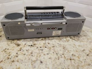 Rare Vintage Sanyo AM/FM Stereo Radio Cassette Recorder 6 Speaker Model M7735 4