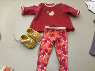 American Gril Bitty Baby Vintage 3 Piece Shirt,  Pants,  Shoes Outfit