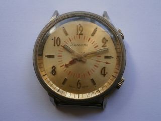 Vintage Gents Wristwatch Lucerne Alarm Mechanical Watch Spares Swiss