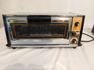 Vintage Ge General Electric Toaster Oven Broiler Deluxe A10t26 1500 Watts