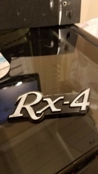 Vintage Mazda Rx - 4 Emblem Oem