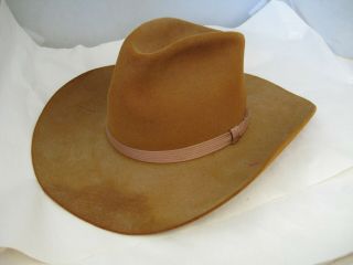 Vintage Resistol Xxx Beaver Self Conforming Cowboy Western Style Hat