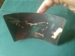 Vintage hologram promotional postcard for The Company of Wolves Vestron Video 2