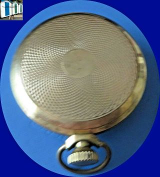 Vintage Smiths Pocket Watch Gold Plated Roman Numerals Not Spares 5