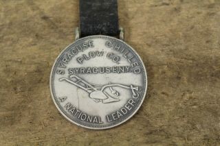 Antique Vintage Watch Fob - Syracuse Chilled Plow Co.  Syracuse,  Ny 54 Implement